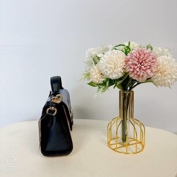 Coach C8161 Kleo Top Handle In Colorblock In Gold/Marble Blue Multi - Picture 4 of 7